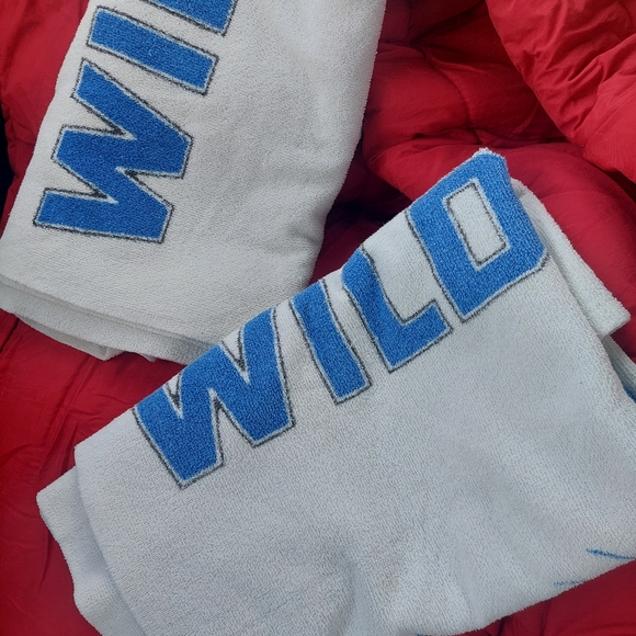 2 BAD AZZ Wildcats Beach Towels UK University Of Kentucky VINTAGE - Picture 7 of 7